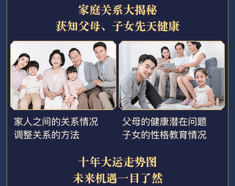 测算后您将知道以下信息